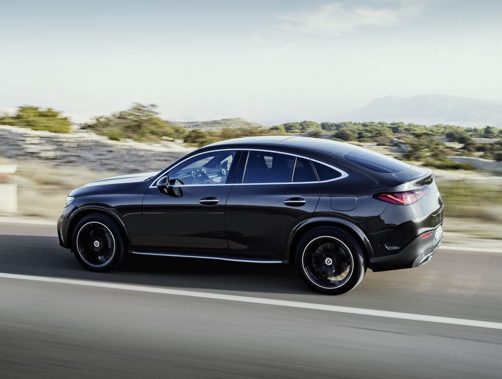 Le Mercedes GLC Coupé affiche des surfaces spectaculaires