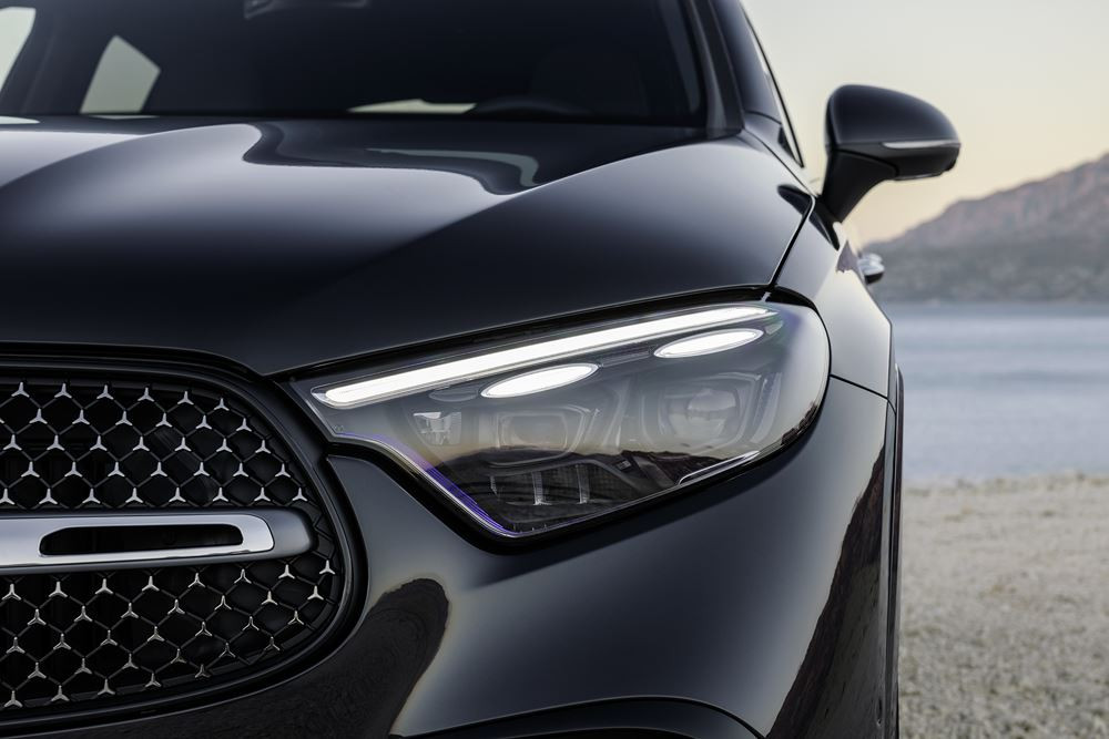 Le Mercedes GLC Coupé affiche des surfaces spectaculaires