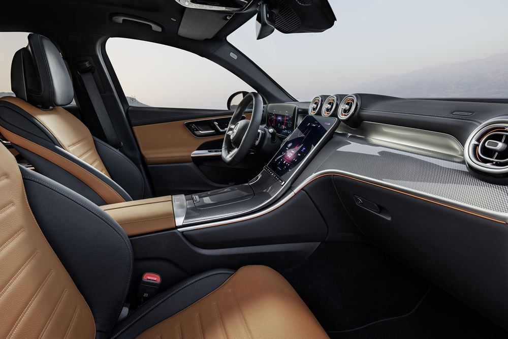 Le Mercedes GLC Coupé affiche des surfaces spectaculaires