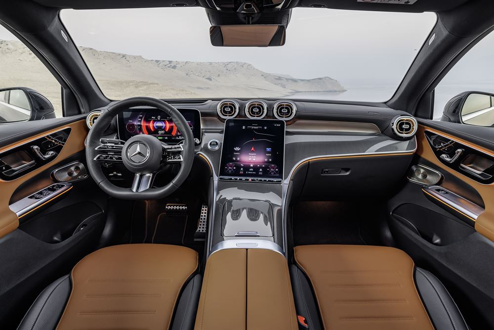 Le Mercedes GLC Coupé affiche des surfaces spectaculaires
