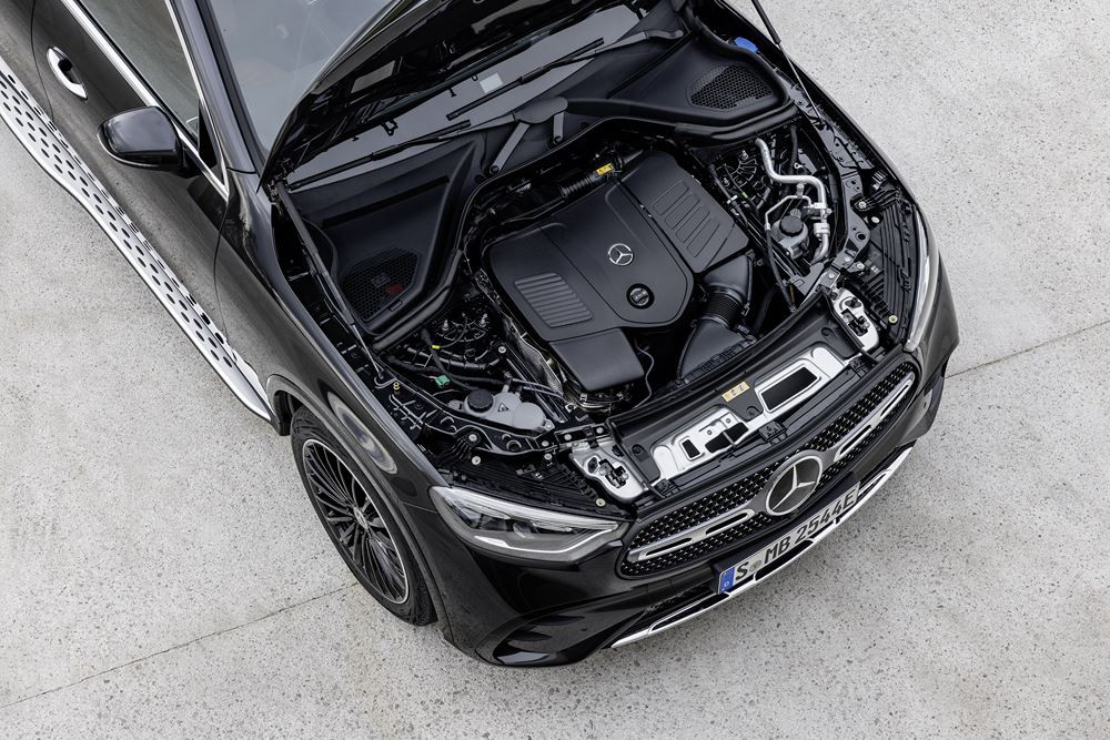 Le Mercedes GLC Coupé affiche des surfaces spectaculaires