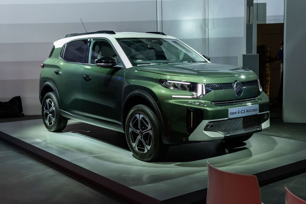 Le SUV électrique Citroën ë-C3 Aircross affiche une autonomie WLTP d'environ 300 km