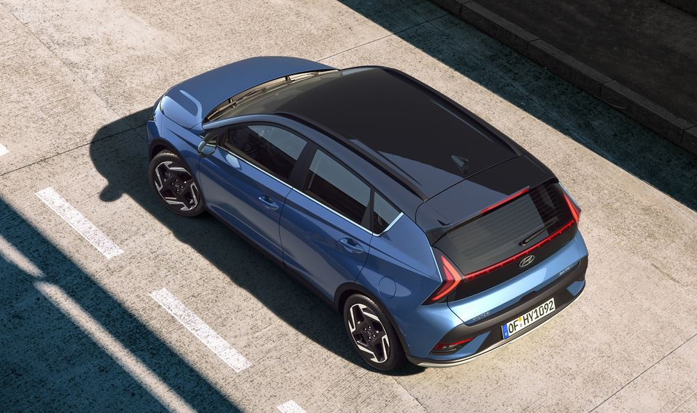 Le petit SUV urbain du segment B Hyundai Bayon actualisé en approche
