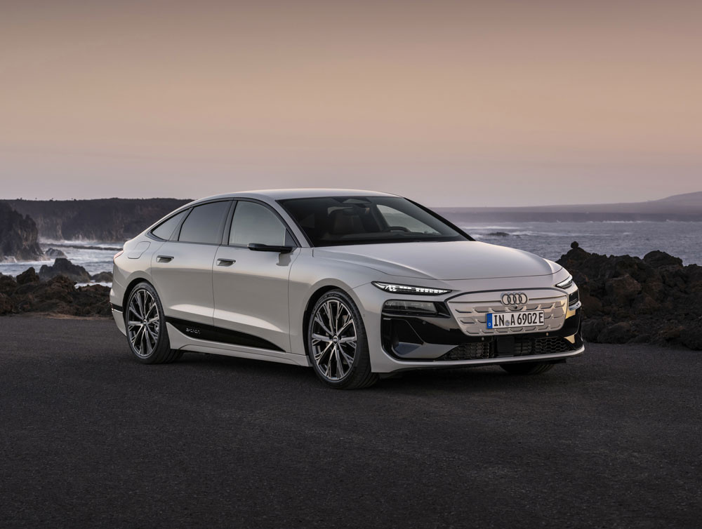 La grande routière Audi A6 Sportback e-tron revendique jusqu'à 750 kilomètres d'autonomie