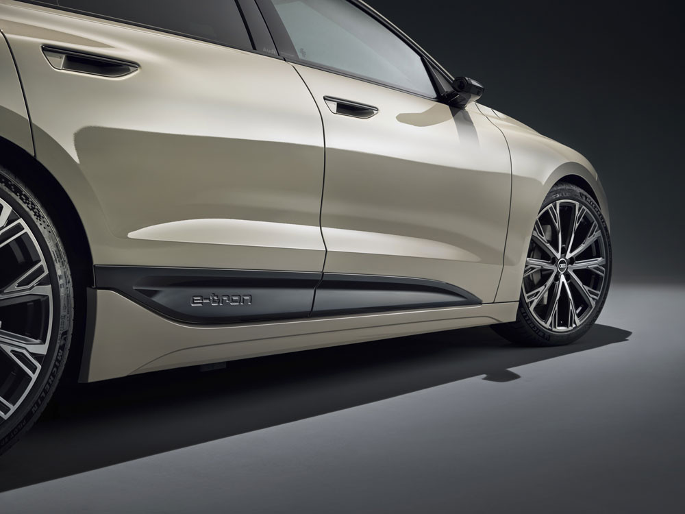 La grande routière Audi A6 Sportback e-tron revendique jusqu'à 750 kilomètres d'autonomie