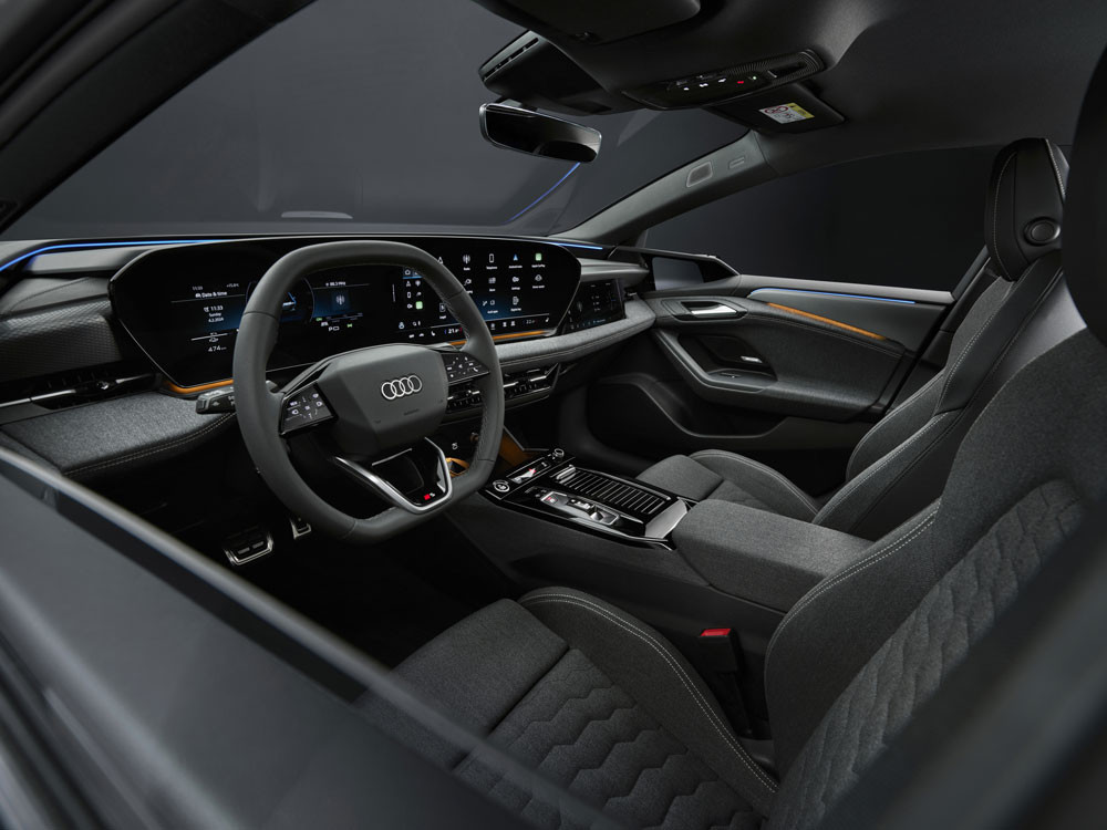 La grande routière Audi A6 Sportback e-tron revendique jusqu'à 750 kilomètres d'autonomie