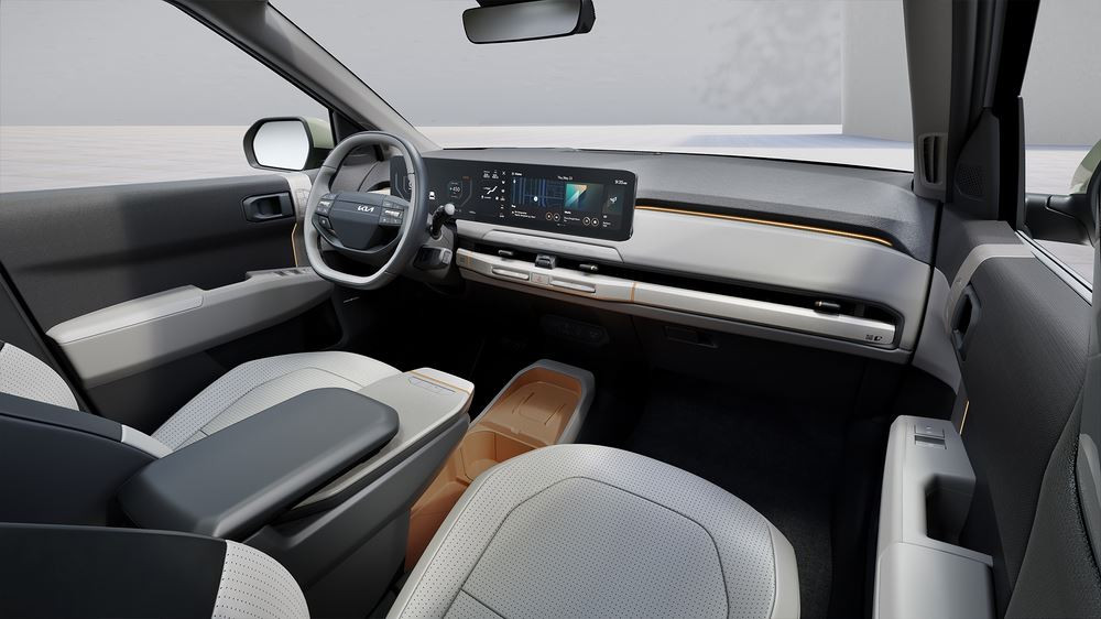 Le SUV compact électrique Kia EV3 affiche un design avant-gardiste