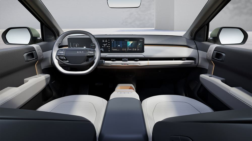 Le SUV compact électrique Kia EV3 affiche un design avant-gardiste
