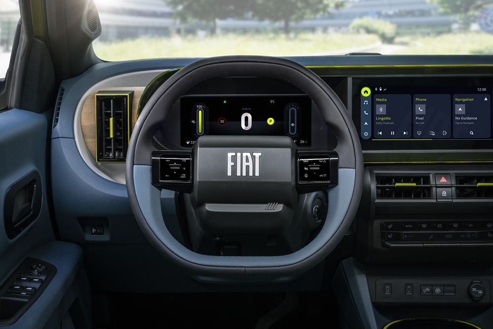 La Fiat Grande Panda électrique revendique une autonomie de 320 km en cycle combiné WLTP