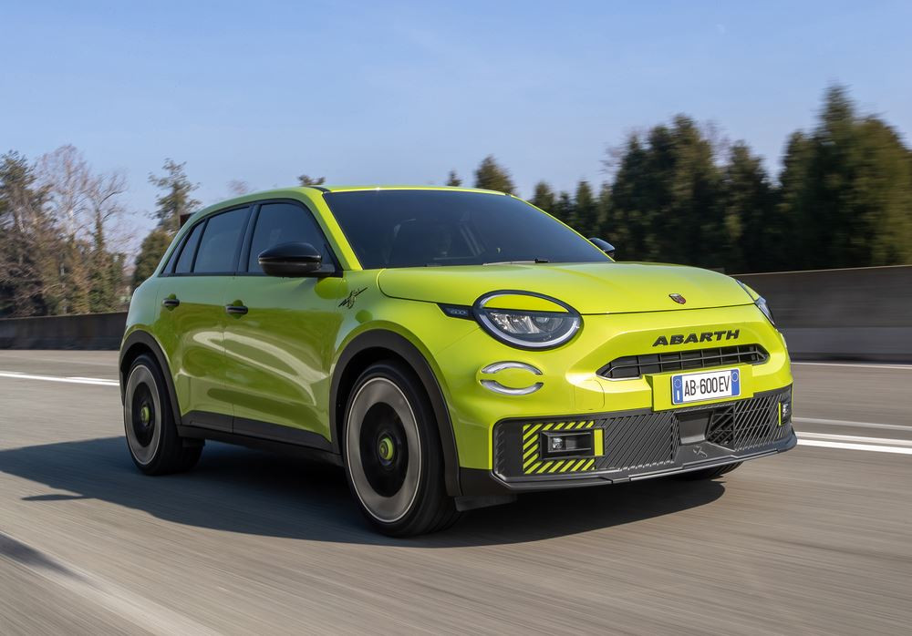 L'Abarth 600e électrique est la plus puissante des Abarth avec 280 ch