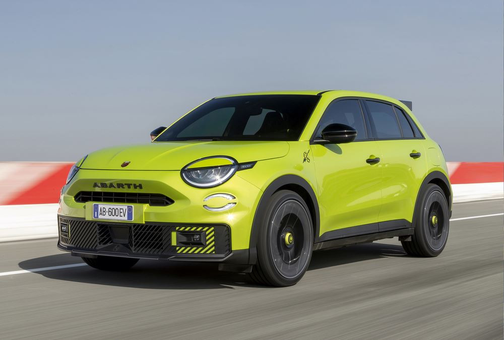 L'Abarth 600e électrique est la plus puissante des Abarth avec 280 ch