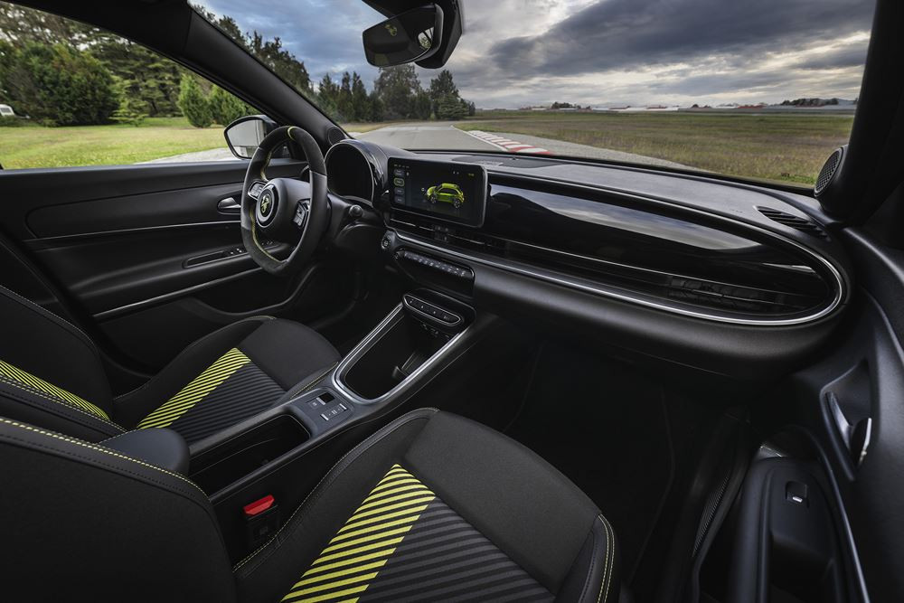 L'Abarth 600e électrique est la plus puissante des Abarth avec 280 ch