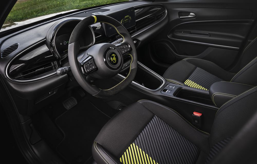 L'Abarth 600e électrique est la plus puissante des Abarth avec 280 ch