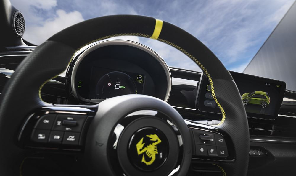 L'Abarth 600e électrique est la plus puissante des Abarth avec 280 ch