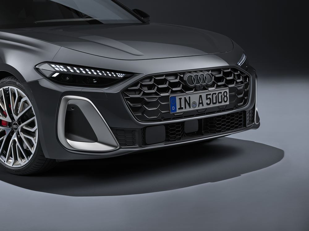 La structure compacte du toit de l'Audi A5 se termine par un hayon court