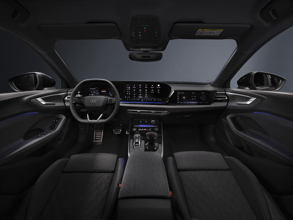 La structure compacte du toit de l'Audi A5 se termine par un hayon court