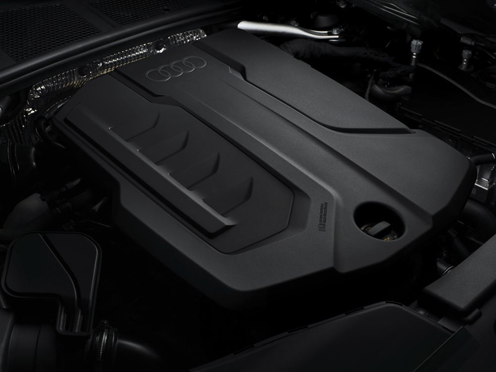 La structure compacte du toit de l'Audi A5 se termine par un hayon court