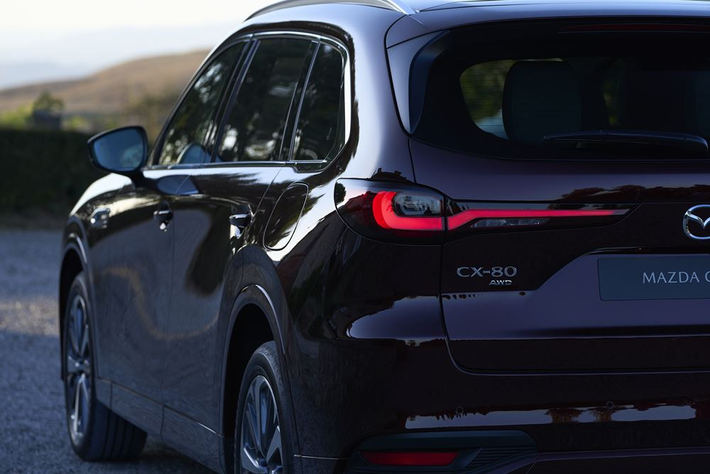 Le SUV sept places Mazda CX-80 est le porte-étendard de la marque en Europe