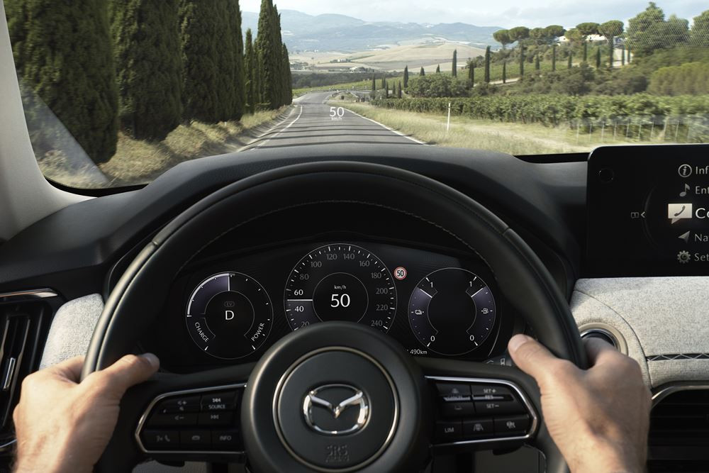 Le SUV sept places Mazda CX-80 est le porte-étendard de la marque en Europe