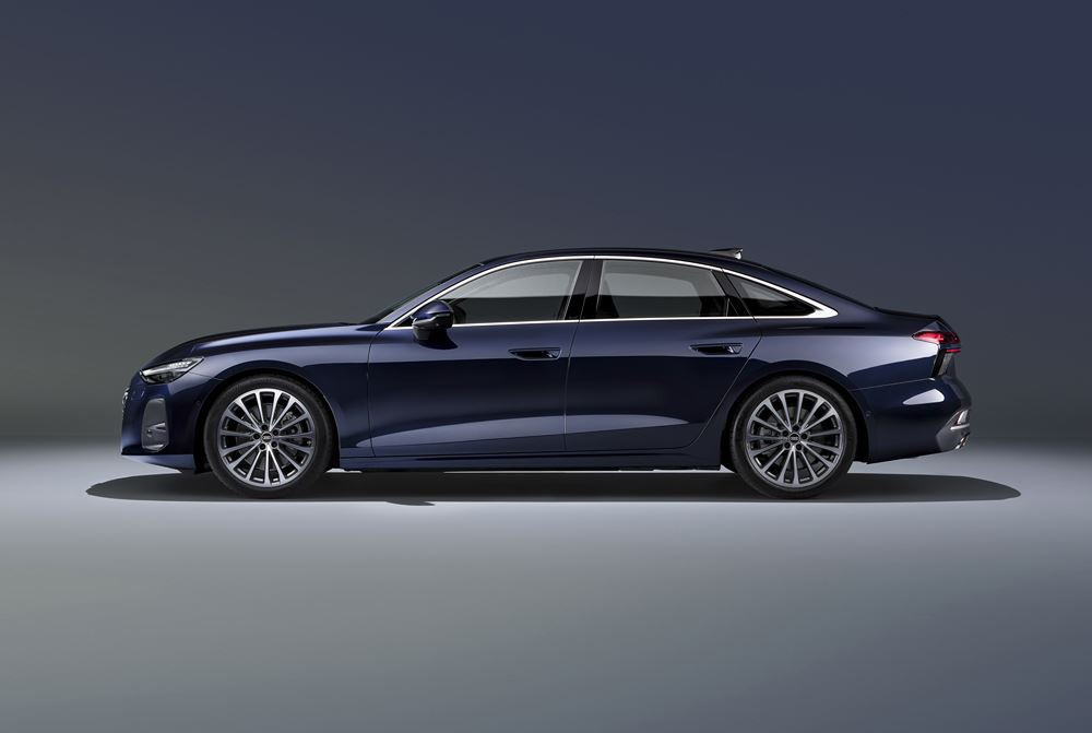 La berline première classe Audi A6 en approche