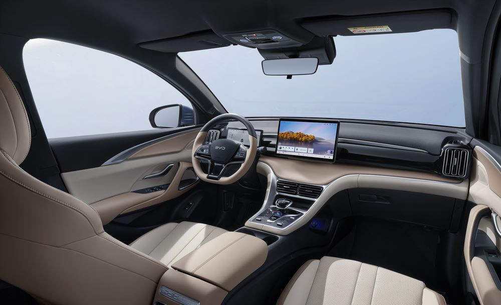 Le SUV familial Byd Sealion 5 DM-i à technologie Super Hybride propose une grande autonomie sur les longs trajets