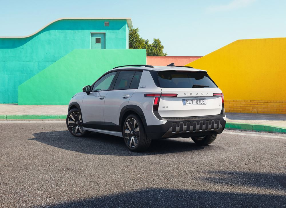 Le crossover urbain électrique Skoda Epiq adopte le langage stylistique Modern Solid
