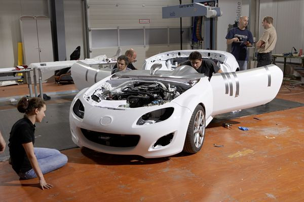 Découvrez en images la conception du show car Mazda MX-5 Superlight