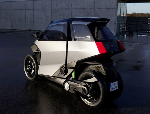 Le véhicule léger électrifié PSA fonctionne en mode zéro émission jusqu'à 70 km/h