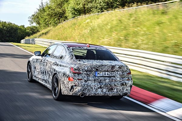 La BMW Série 3 en test sur la Nürburgring Nordschleife