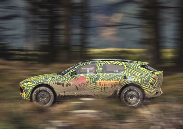 Le SUV Aston Martin DBX entame sa phase de test