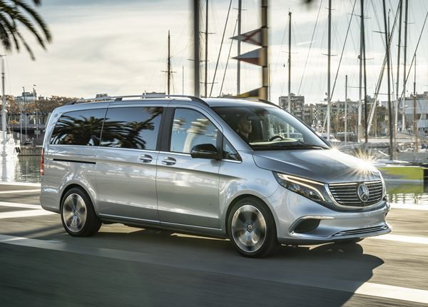 Le grand monospace Mercedes Classe V électrique en approche