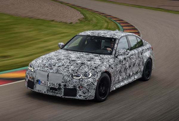 La berline BMW M3 en phase finale de tests dynamiques