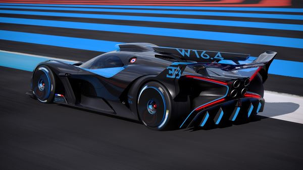 L'hypersportive Bolide Bugatti affiche un rapport poids/puissance de 0,67 kg/ch
