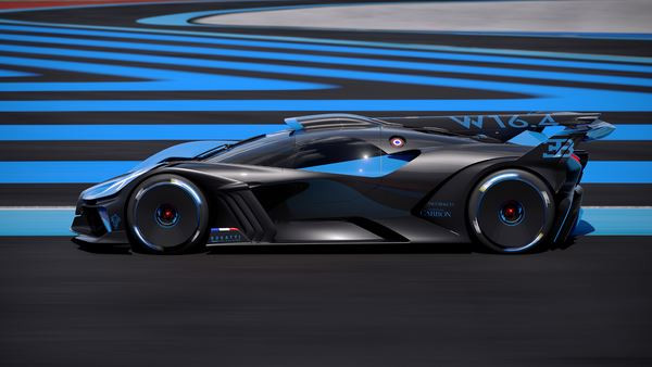 L'hypersportive Bolide Bugatti affiche un rapport poids/puissance de 0,67 kg/ch
