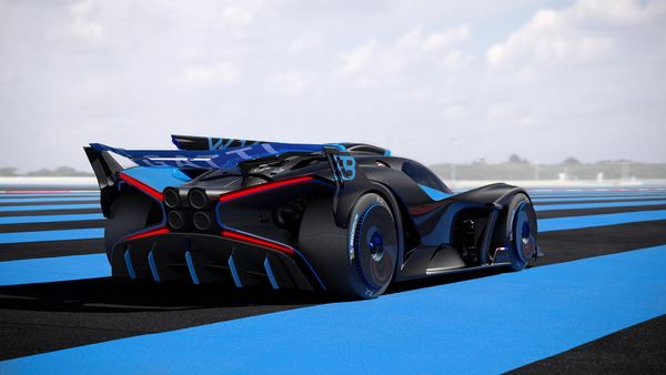 L'hypersportive Bolide Bugatti affiche un rapport poids/puissance de 0,67 kg/ch