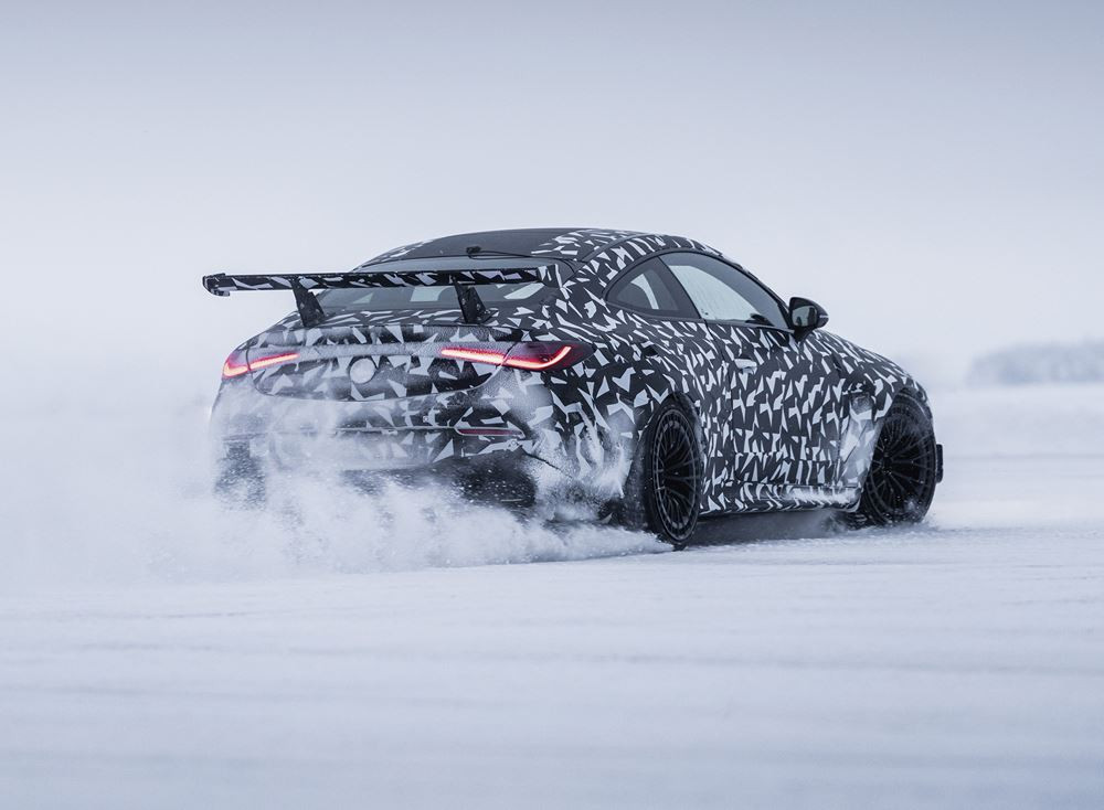 La future Mercedes-AMG démarre ses essais par temps froid en Suède