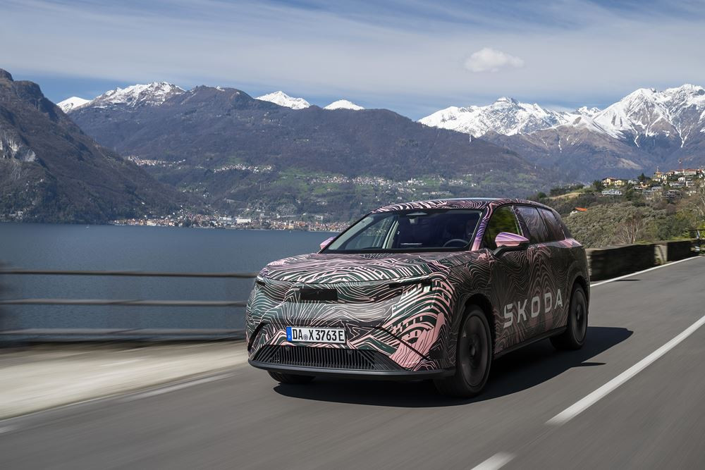 Le grand SUV électrique sept places Skoda Peaq affiche plus de 600 kilomètres d'autonomie