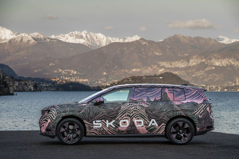 Le grand SUV électrique sept places Skoda Peaq affiche plus de 600 kilomètres d'autonomie