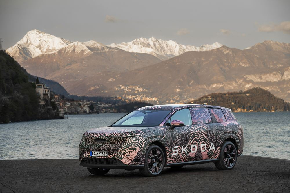 Le grand SUV électrique sept places Skoda Peaq affiche plus de 600 kilomètres d'autonomie