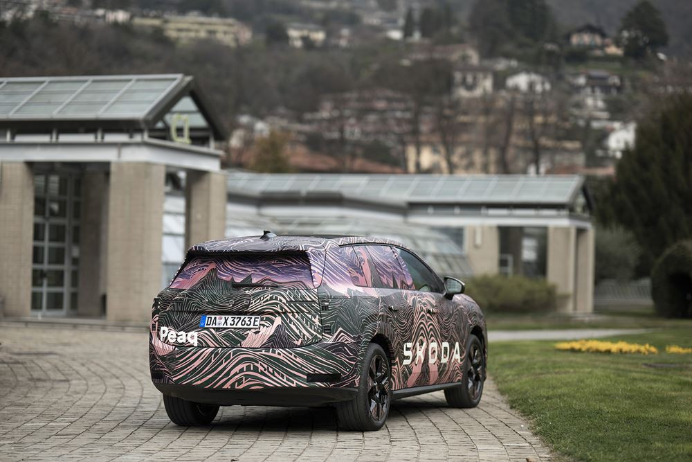 Le grand SUV électrique sept places Skoda Peaq affiche plus de 600 kilomètres d'autonomie