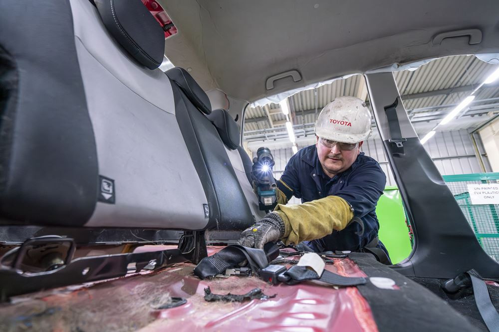 La Toyota Circular Factory maximise la réutilisation de pièces et matériaux de véhicules en fin de vie