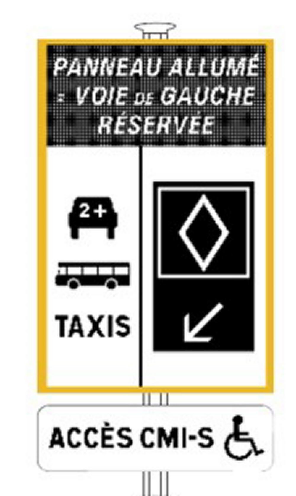 Une voie réservée au covoiturage mise en place sur le périphérique parisien