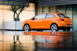 La nouvelle Seat Ibiza Sport Coupé présentée au public au salon automobile de Londres