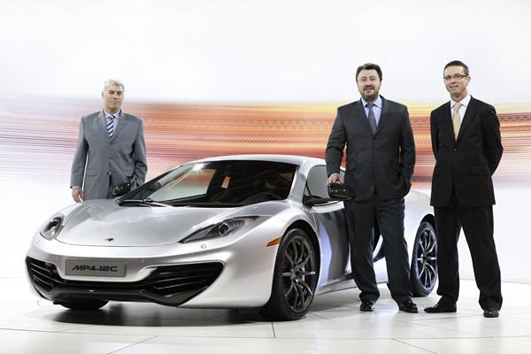 McLaren Automotive présente la MP4-12C à Paris
