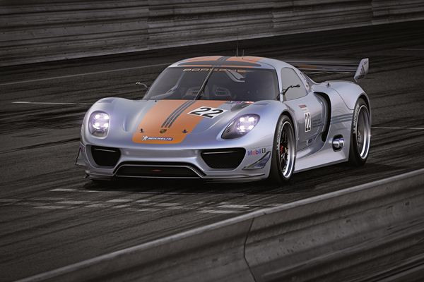 Première mondiale à Détroit pour la Porsche 918 RSR Racing Lab