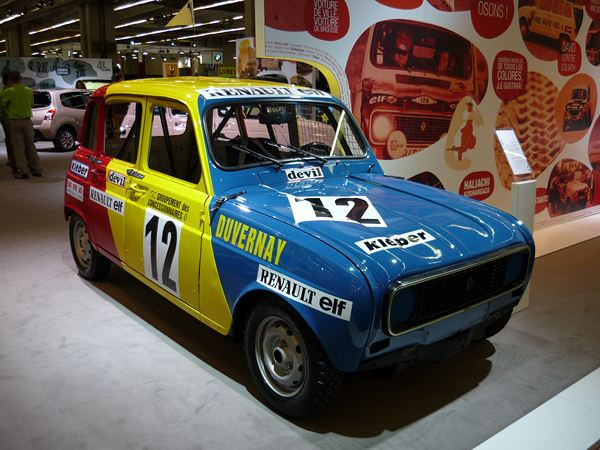 Renault célèbre les 50 ans de la 4L à Rétromobile