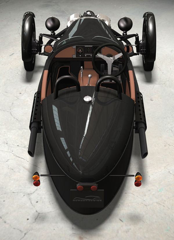 Morgan présente la Threewheeler du 21ème siècle au salon de Genève