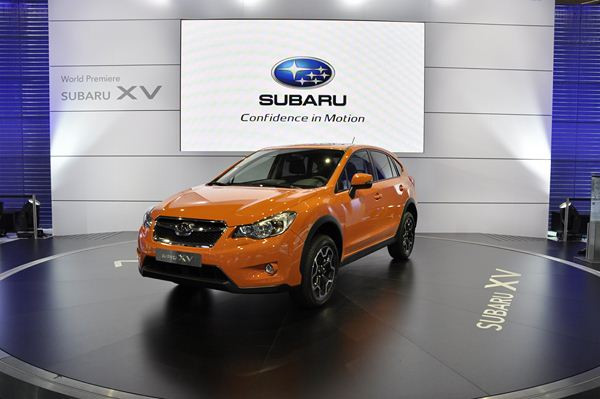 Subaru présente le nouveau crossover compact XV à Francfort