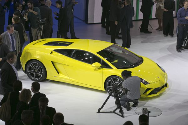 La Lamborghini Gallardo s'offre un restyling à Paris