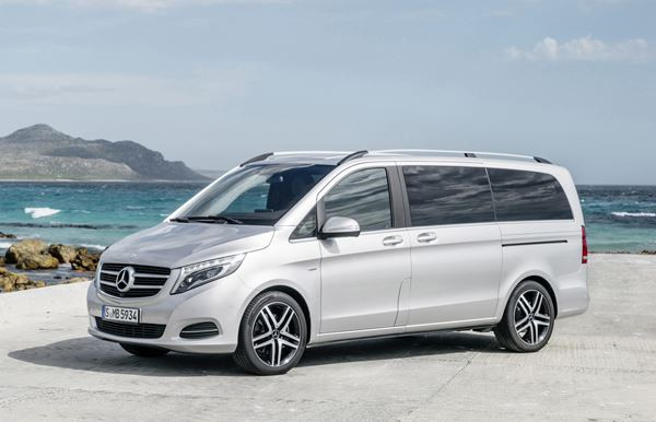 Le monospace Mercedes Classe V peut accueillir jusqu'à huit personnes